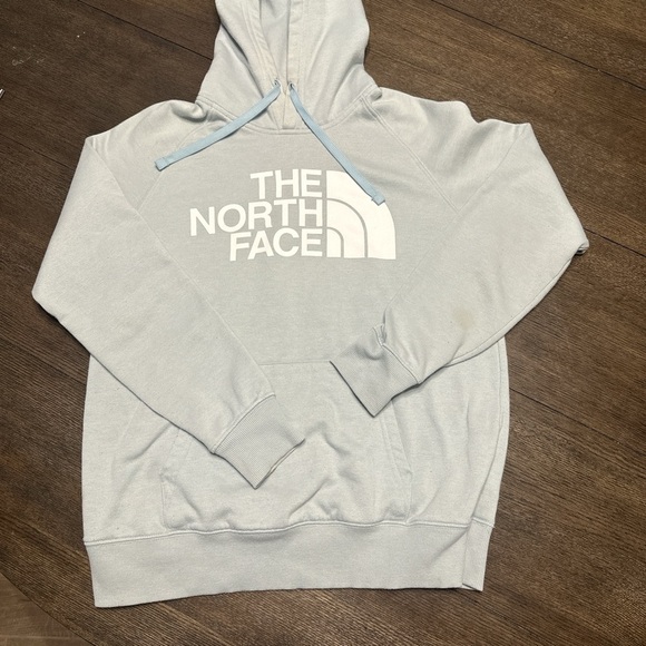 The North Face Light Blue Hoodie - Picture 1 of 3